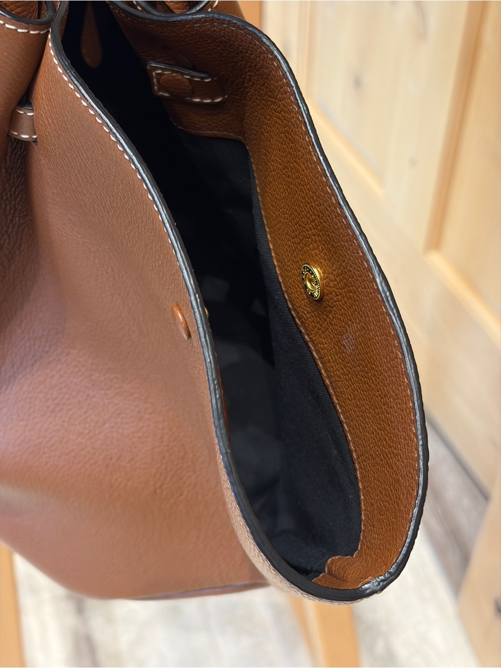 DeMellier 'The New York' Tote in Tan Grain Leather - Picture 10 of 15